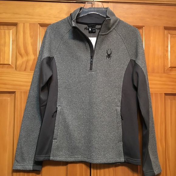 Spyder Other - Spyder Grey 1/4 Zip Tech Jacket NWT